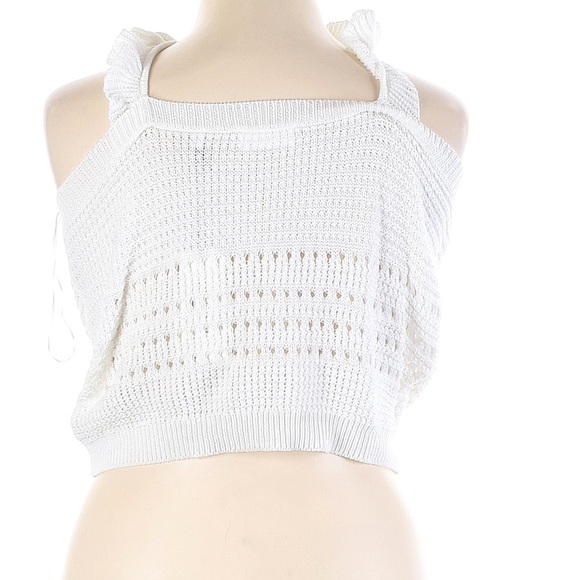 NWTS 7 For All Mankind Stunning White Pullover Sweater XL - Picture 2 of 5